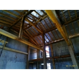 reforma de telhado residencial em madeira preço Jandira