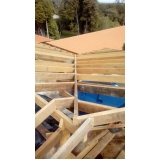 reforma de telhado residencial em madeira valor Barueri